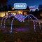 Pre-Lit Prismatic Spider with 120 Purple LED Lights | 5.5 Ft Halloween Decoration
